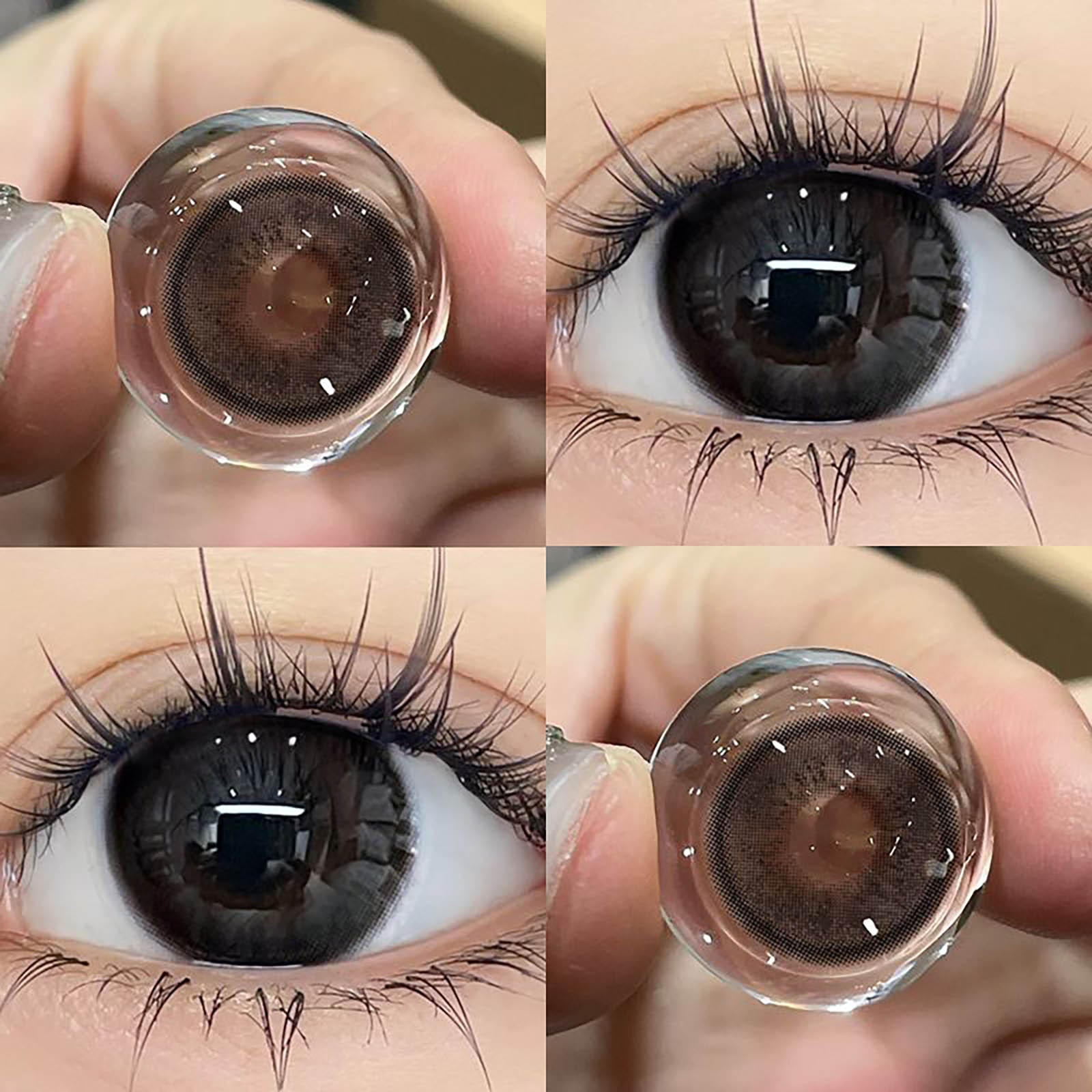 Contact Lens Case 2024 1ml Party Eyes Unique Color Lay A Finger On